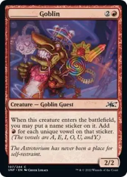 _____ Goblin - Near Mint MTG Unfinity - Image 1