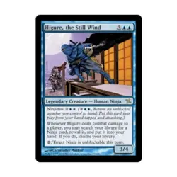 WOTC MtG Betrayers of Kamigawa Higure Still Wind (R) EX - Image 1