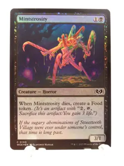 MTG Trading Cards Mintstrosity WOE MTG 100 FOIL COMMON - Image 1