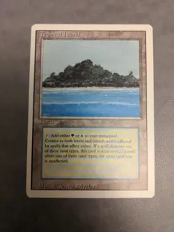 Tropical Island Revised NM BEAUTIFUL MTG Magic the Gathering! - Image 1