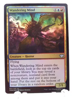 Wandering Mind 252 MTG Innistrad Remastered Uncommon NP Foil - Image 1