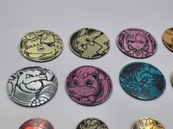 Lot of 15x Official Pokemon TCG Coins (No Duplicates) - Image 2