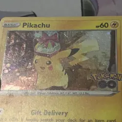 Pikachu Cosmos Holo Promo Pokemon Go Pokemon TCG SWSH234 Sword & Shield SWIRL - Image 4