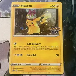 Pikachu Cosmos Holo Promo Pokemon Go Pokemon TCG SWSH234 Sword & Shield - Image 1
