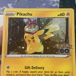 Pikachu Cosmos Holo Promo Pokemon Go Pokemon TCG SWSH234 Sword & Shield - Image 3