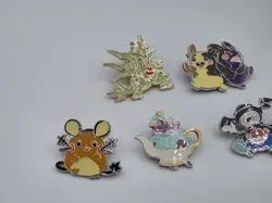Official Licensed Enamel Pokemon Pin Lot X5 New/Mint Condition Official Pins TCG - Image 2