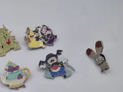 Official Licensed Enamel Pokemon Pin Lot X5 New/Mint Condition Official Pins TCG - Image 3