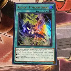 Yugioh Radiant Typhoon Chant DOOD-EN061 Ultra Rare 1st Ed Near Mint - Image 1