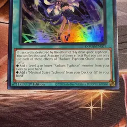 Yugioh Radiant Typhoon Chant DOOD-EN061 Ultra Rare 1st Ed Near Mint - Image 3