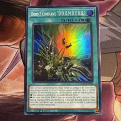 Yugioh! DoomZ Command “D.O.O.M.D.U.R.G” DOOD-EN058 SUPER DOOM - Image 1