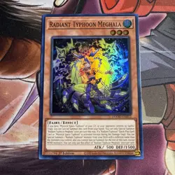 Yugioh Radiant Typhoon Meghala DOOD-EN012 1st Edition Super Rare NM I - Image 1