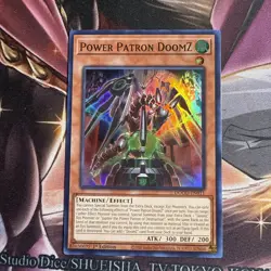 YuGiOh! - Power Patron DoomZ DOOD-EN011 Super Rare 1st Edition Near Mint - Image 1