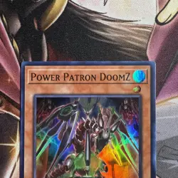 YuGiOh! - Power Patron DoomZ DOOD-EN011 Super Rare 1st Edition Near Mint - Image 2