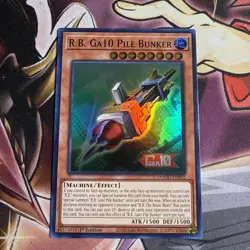 YuGiOh! - R.B. Ga10 Pile Bunker DOOD-EN092 Super Rare 1st Edition Near Mint - Image 1