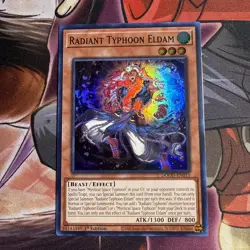 Yugioh Radiant Typhoon Eldam DOOD-EN013 1st Edition Super Rare NM - Image 1