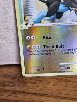 Luxray GL 9/111 Rising Rivals Reverse Holo Rare Pokemon Card TCG - Image 5