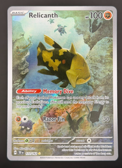 Relicanth Holo Pokemon TCG Card SV05: Temporal Forces 173/162 - Image 1