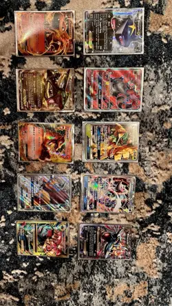 Lot of 10 Pokemon GX/EX Ultra Rare Cards -Holo/Full Art - Image 1