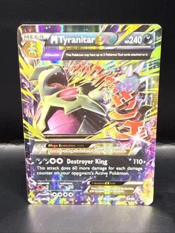Pokemon M Tyranitar EX Ultra Holo Rare Card 43/98 XY-Ancient Origins - Image 2