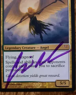 MTG Sigarda, Host of Herons- Signed -Avacyn Restored Magic Card #210 NM - Image 2