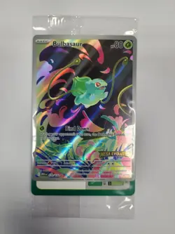 Pokemon TCG Bulbasaur 133/132 Sealed Promo Card Mega Evolution Stamped - Image 1