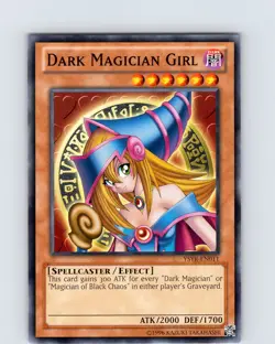 Yu-Gi-Oh TCG Dark Magician Girl YSYR-EN011 Unlimited Regular Common Card NM - Image 1