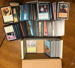 Box of Vintage Magic The Gathering Cards 500-1000 Cards 1993-2001 Mix - Image 2