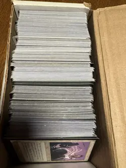 Box of Vintage Magic The Gathering Cards 500-1000 Cards 1993-2001 Mix - Image 5