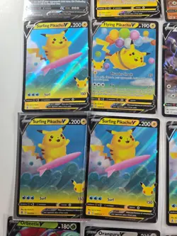 Pokemon V Card Lot 25 Ultra Rare Holo - Surfing Pikachu, Tyranitar, Blaziken - Image 5