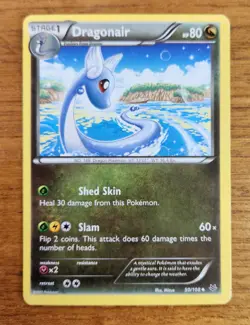 Uncommon Dragonair Pokemon Card, Roaring Skies Set 50/108 - Image 1
