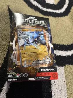 Pokemon TCG ex Battle Deck - Lucario ex - Factory Sealed Box 60 Card Deck + - Image 1