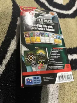Pokemon TCG ex Battle Deck - Lucario ex - Factory Sealed Box 60 Card Deck + - Image 2