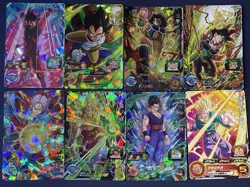Lot of 8 Dragon Ball Heroes Holographic Cards Japan Bandai UR HR Goku - Image 1