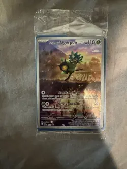 Pokemon TCG Teal Mask Ogerpon 123 Sv: Scarlet & Violet Promo Cards Holo SEALED - Image 1