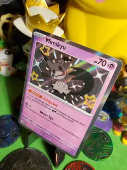 Pokemon TCG Shiny Mimikyu 160/091 NM/M Paldean Fates Holo Rare Pokemon Card - Image 3