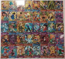 Lot of 40 Japanese Dragon Ball Super Dragonball Heroes TCG Rare Card Set - Image 1