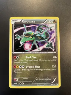 Rayquaza XY141 Black Star Promo Holo 2016 XY Promo Pokemon TCG Card NM - Image 1