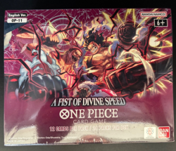 One Piece Card Game A FIST OF DIVINE SPEED OP11 Booster Box English SEALED - Image 1