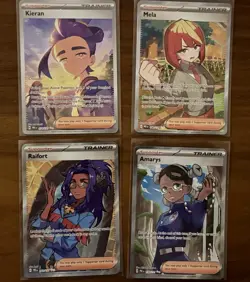 Prismatic Evolutions Full Art Trainer Lot Of 4 Cards. Kieran 174/131 - Image 1