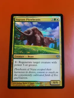 1x Vagrant Plowbeasts | FOIL | Conflux | MTG Magic Cards - Image 3