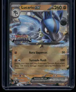 Lucario ex (Prismatic Evolutions Stamp) Double Rare Miscellaneous Cards & Produc - Image 1