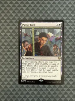 MTG Parker Luck #0060 Rare Marvel’s Spider-Man (SPM) - Image 1