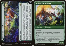 1x Invasion of Ixalan // Belligerent Regisaur NM Eng MTG - March of the Machine - Image 1