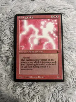 Ball Lightning Dark vintage MTG 1994 - Image 1