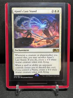 Ajani's Last Stand - Magic MTG 2019 Core Set - NM - Image 1