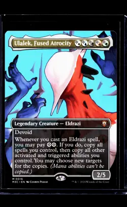MTG Magic The Gathering M3C Modern Horizons 3 Borderless Ulalek Fused Atrocity - Image 1