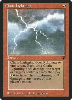 Chain Lightning LEG LP MTG - Image 1