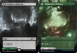 Darkbore Pathway // Slitherbore Pathway - Foil Extended Art SLU LP MTG - Image 1