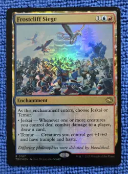 MTG 1x Frostcliff Siege Tarkir: Dragonstorm Foil - Image 1