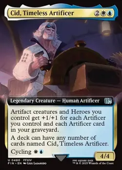 Cid, Timeless Artificer - Extended Art FIN NM MTG - Image 1
